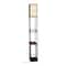 Elegant Designs™ 5ft. Black Organizer Storage Shelf and Wine Rack Floor Lamp
